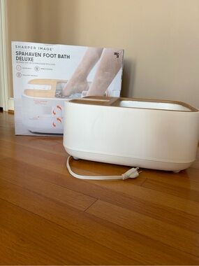Sharper Image SpaHaven Foot Bath with Heated Massage Rollers